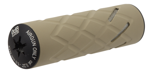 0dB Airgun Silencer 110c Compact Cerakote with 1/2" UNF  .30