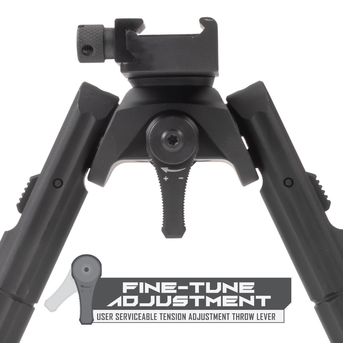 UTG® Recon 360® TL Bipod, 7"-9" Center Height, Picatinny