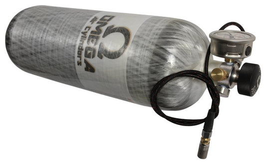 Omega 100 cu/ft 4500psi Tank w/ HP3 Valve - Atlas Airguns