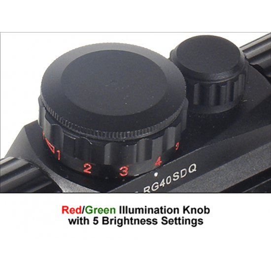 UTG® 3.8" ITA RED/GREEN SINGLE DOT SIGHT - Atlas Airguns