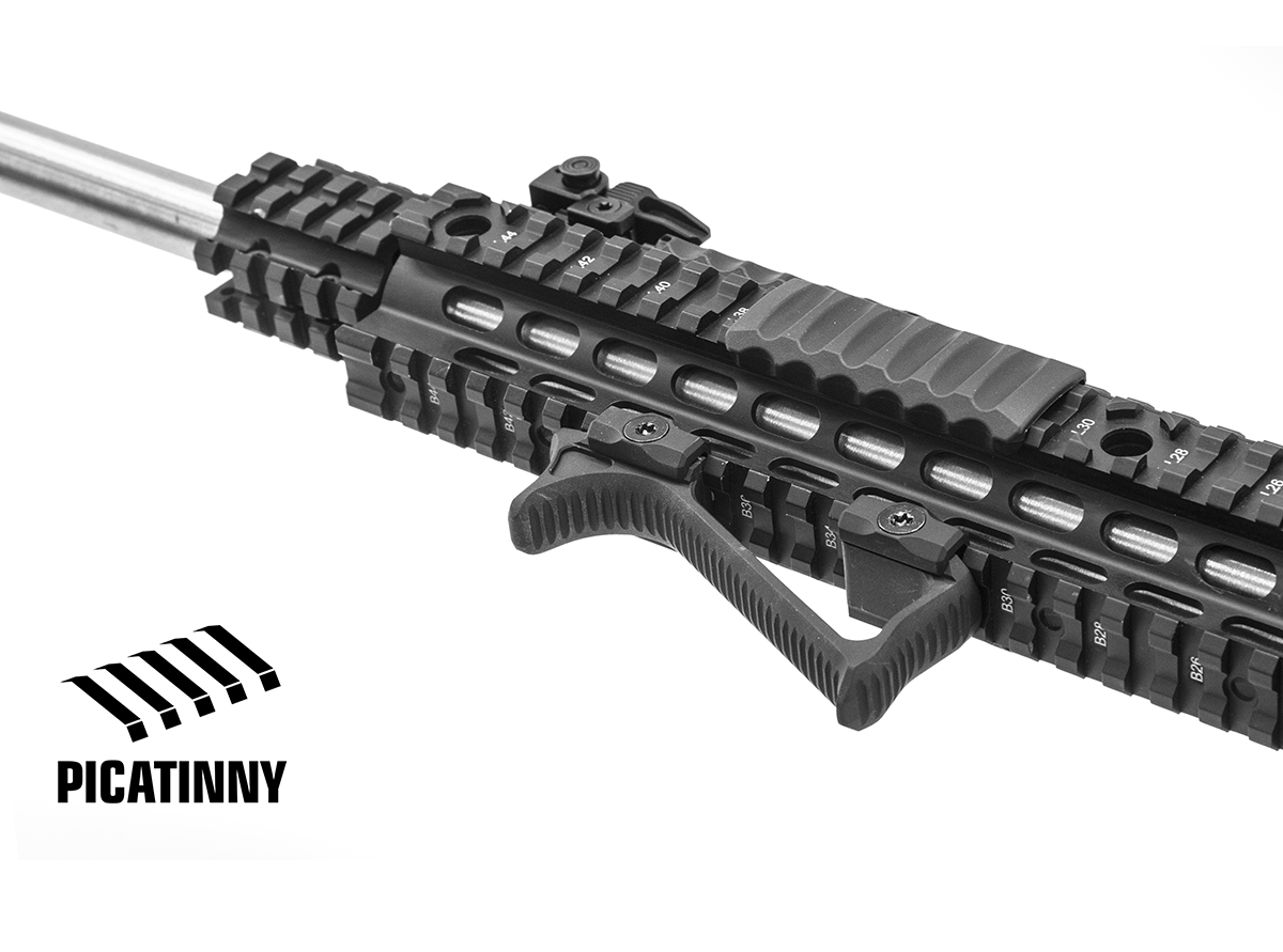UTG® Ultra Slim Angled Foregrip, Picatinny, Black