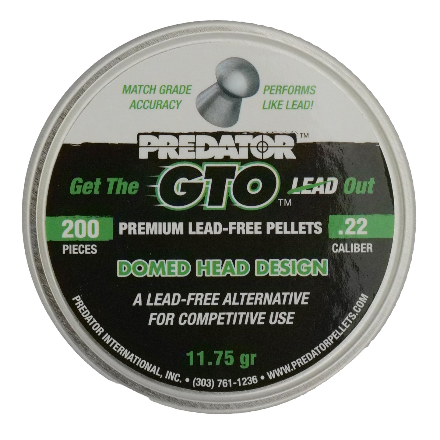 Predator GTO Lead-Free Pellets .25